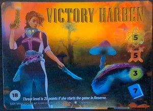 Victory Harben FOIL Alt Art character - 5-5-3-7 (18) - Adams art - VR #530F