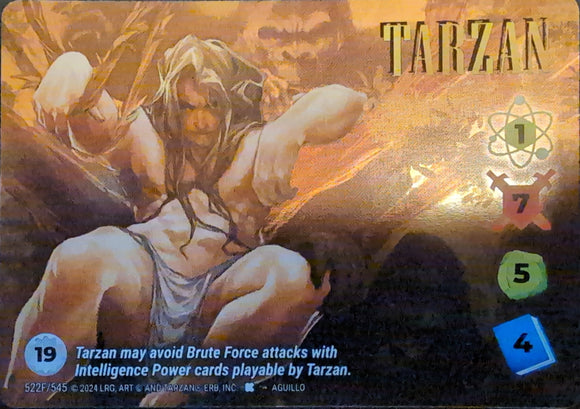 Tarzan FOIL Alt Art character - 1-7-5-4 (19) - Aguillo art - VR #522F