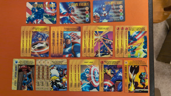 CAPTAIN AMERICA Player (3 Character, 20 specials, 1 bonus)