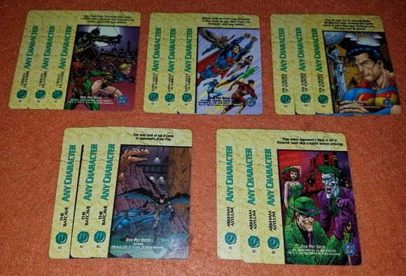 ANY CHARACTER DC 3 SETS of 5 -  No Deal with the Devil