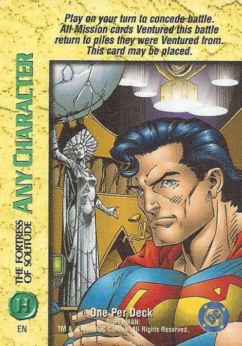 ANY CHARACTER - THE FORTRESS OF SOLITUDE - DC Promo - OPD - X/C - Superman