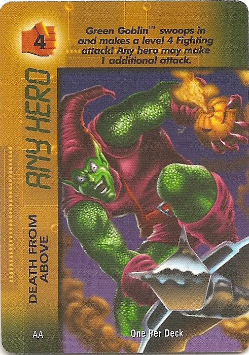 ANY HERO - DEATH FROM ABOVE - Mission Control - OPD - R - Green Goblin