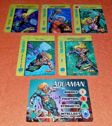 AQUAMAN SET - JLA character, 5 specials