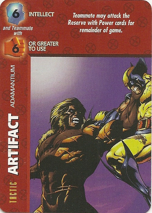 ARTIFACT - ADAMANTIUM - X-MEN - C  Sabretooth Wolverine