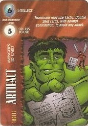 ARTIFACT - AVENGER'S ID CARD - CLASSIC INSERT ACCIDENTAL LOST PROMO - OPD - VVVVR Hulk, Wasp