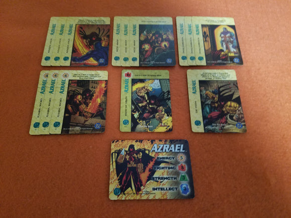 AZRAEL PLAYER SET - DC character, 14 specials, no variant