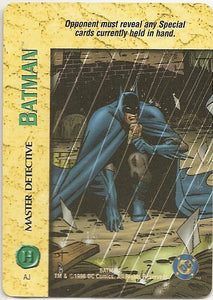 BATMAN - MASTER DETECTIVE - DC - R