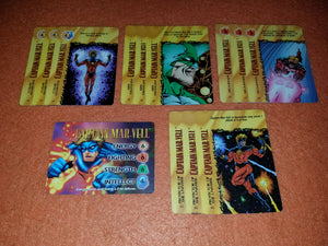 CAPTAIN MAR-VELL LOT (13) Character x1, Cosmic, Kree, Nega, Promootector - x3