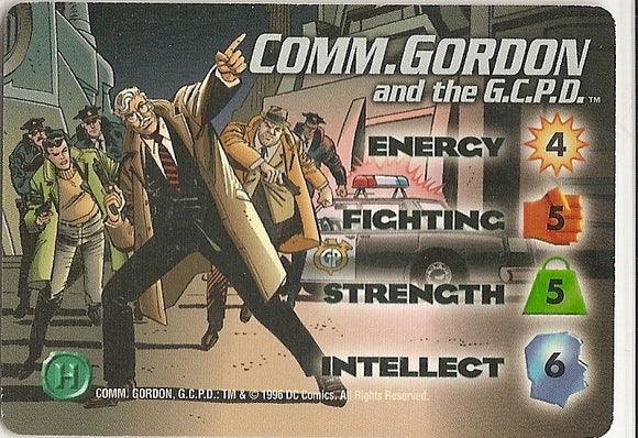 COMM. GORDON & G.C.P.D.   - DC Character - U