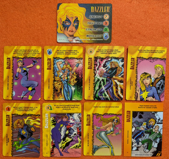 DAZZLER SET - Classic character, 7 specials, 1 bonus