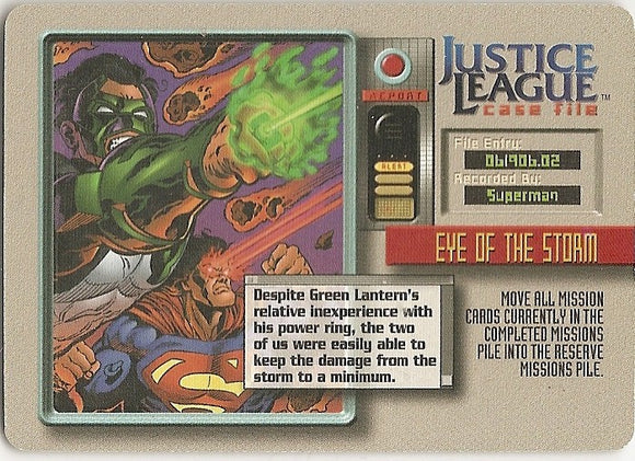 EYE OF THE STORM Event - File 02 - DC - C  Green Lantern Superman