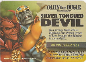 INFINITY GAUNTLET EVENT - SILVER TONGUED DEVIL - Mission Control - U  Mephisto & Thanos