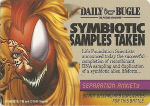 SEPARATION ANXIETY EVENT - SYMBIOTIC SAMPLES TAKEN - MC - U Symbiote