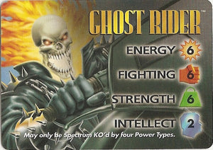 GHOST RIDER -  IQ Character - R