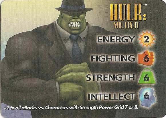 HULK  - MR. FIX-IT Classic character - R