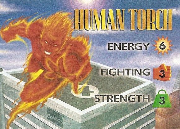 HUMAN TORCH OP PLACARD PROMO character - X/R