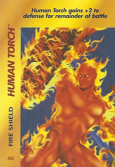 HUMAN TORCH - FIRE SHIELD - OP - U