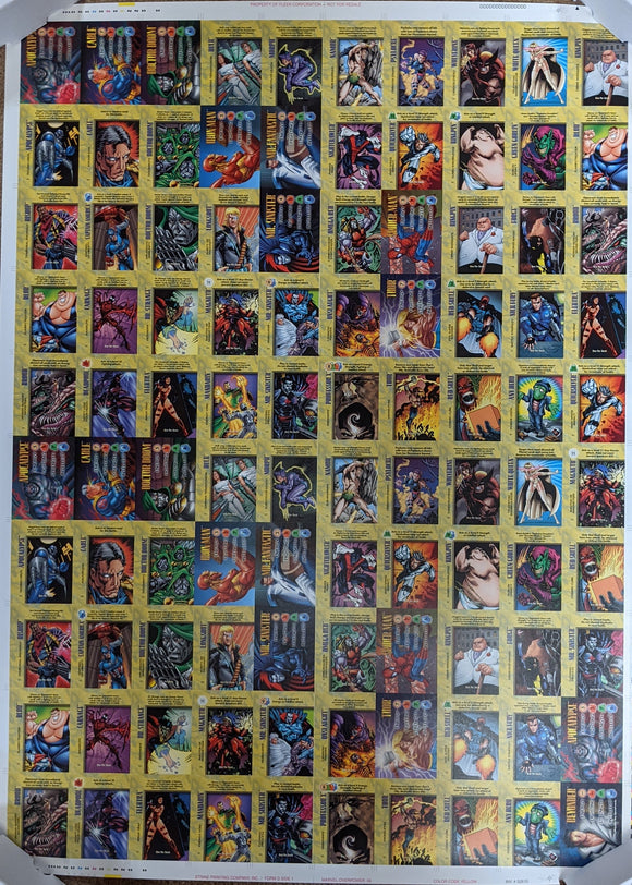 IQ Uncut Sheet - Beyonder promo, Very Rare characters and specials, Power Leech