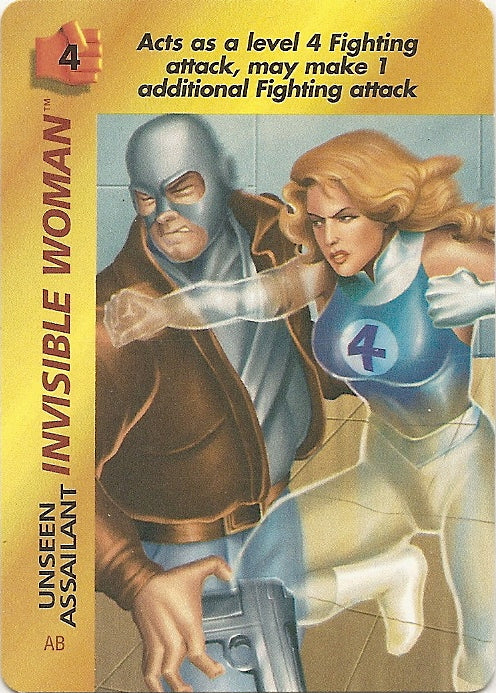 INVISIBLE WOMAN - UNSEEN ASSAILANT - OP - U