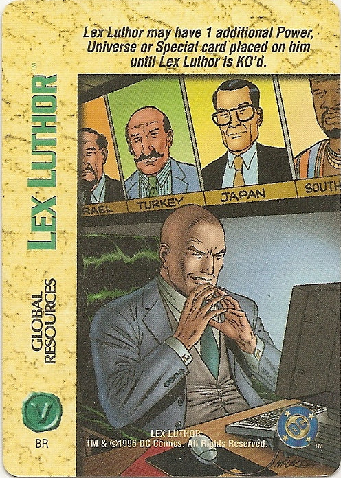 LEX LUTHOR - GLOBAL RESOURCES - DC - R