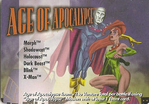 LOCATION - AGE OF APOCALYPSE  - CL - R Morph Shadowcat Holocaust Dark Beast Blink X-Man