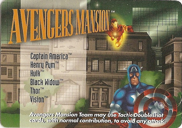 LOCATION - AVENGERS MANSION  - MN - U Captain America Henry Pym Hulk Black Widow Thor Vision