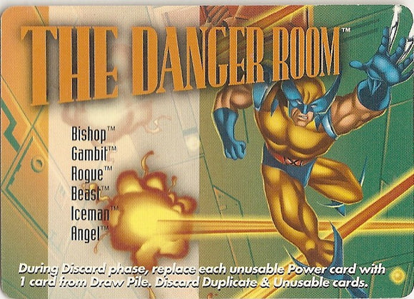 LOCATION - DANGER ROOM, THE - MN - U Bishop Gambit Rogue Beast Iceman Angel (Wolverine on card)