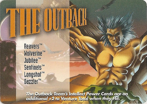 LOCATION - OUTBACK, THE  - MN - C  Reavers Wolverine Jubilee Sentinels Longshot Dazzler