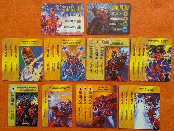 MAGNETO PLAYER SET - 2 characters, 20 specials