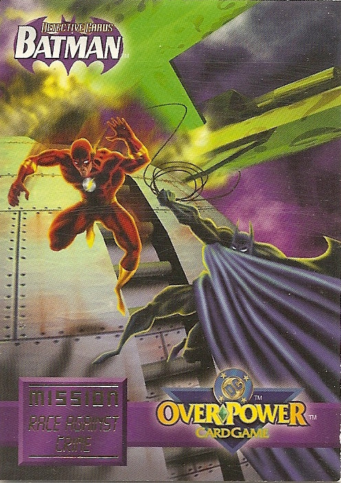 RACE AGAINST CRIME Mission #4 DC - C  Flash Batman