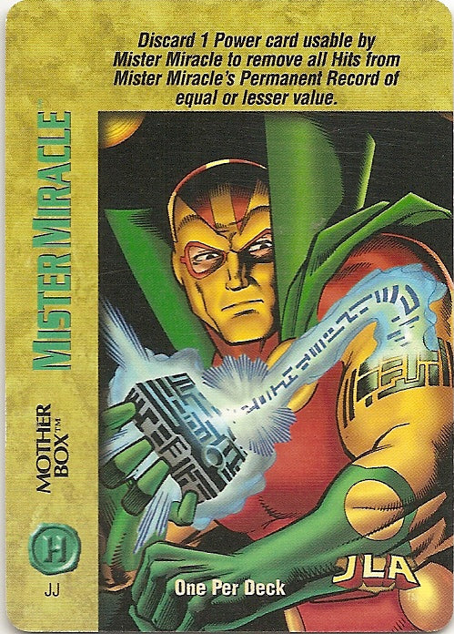 MISTER MIRACLE - MOTHER BOX - JLA - OPD - VR