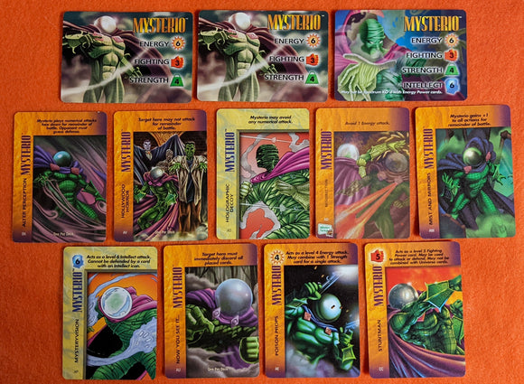 MYSTERIO SET - 3 character, 9 specials, inc. two Hillshire promos