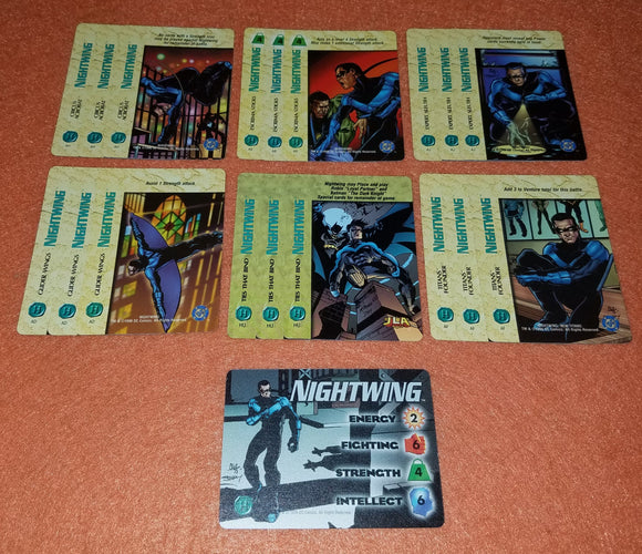 NIGHTWING PLAYER SET - DC character, 18 specials
