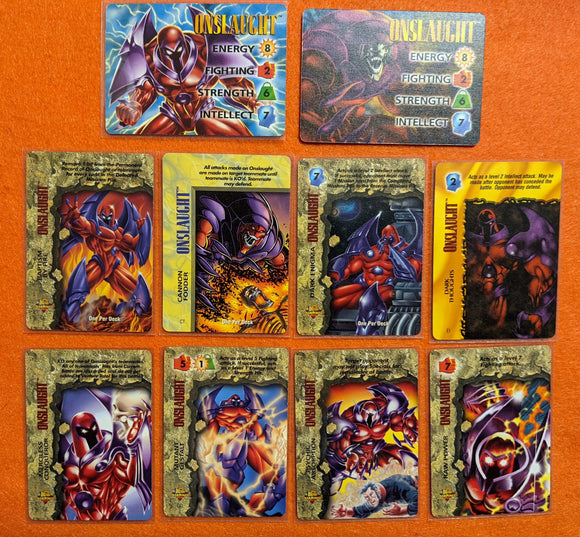 ONSLAUGHT SET  - 2 character MN Promo, 8 specials