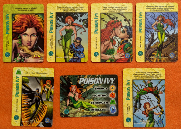 POISON IVY SET  - DC character, 6 specials