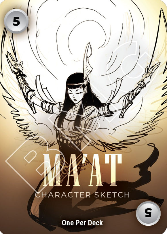 POWER - 5 Any - Ma'at - OPD - Character Sketch - World Legends
