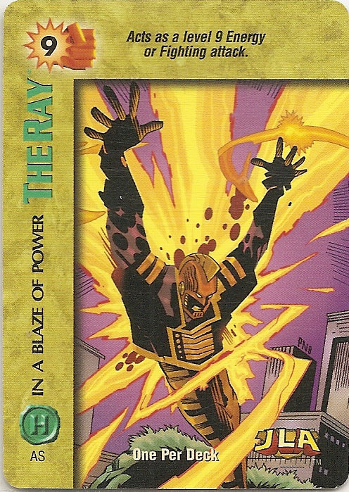 RAY, THE  - IN A BLAZE OF POWER - JLA - OPD - VR
