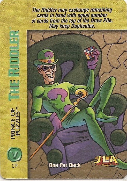 RIDDLER - PRINCE OF PUZZLES - JLA - OPD - R