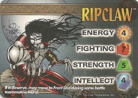 RIPCLAW  - IMAGE character - R