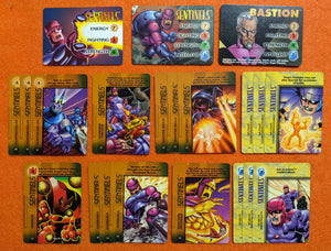 SENTINELS PLAYER SET - 3 characters, 18 specials