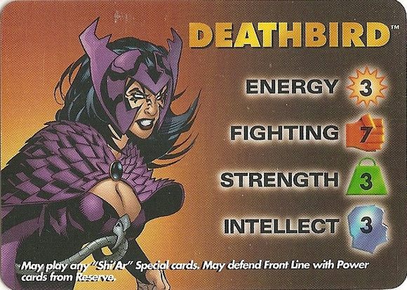 SHI'AR  - DEATHBIRD X-Men character - U