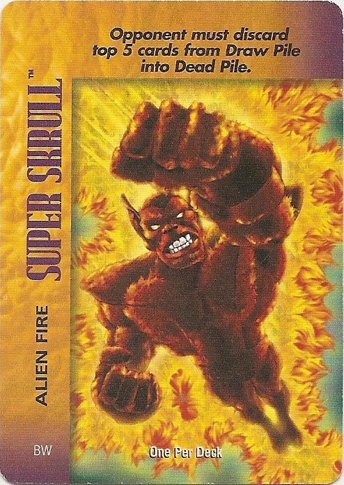 SUPER SKRULL - ALIEN FIRE - PS - OPD - R