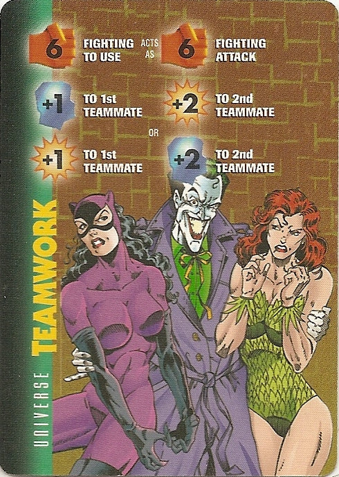 TEAMWORK 6F EI +1+2  - DC - U  Catwoman, Joker & Poison Ivy