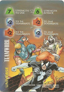 TEAMWORK 7S FI +2+2  - IQ - C  War Machine, Hawkeye & Spider-Woman