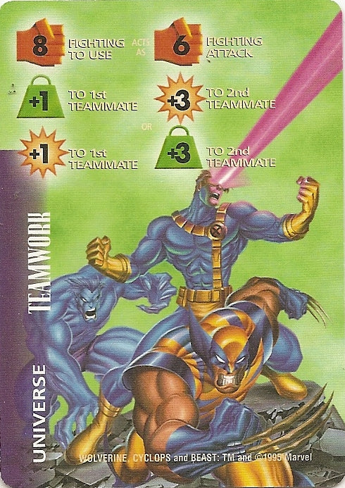 TEAMWORK 8F ES +1+3  - PS - C  Wolverine, Cyclops and Beast