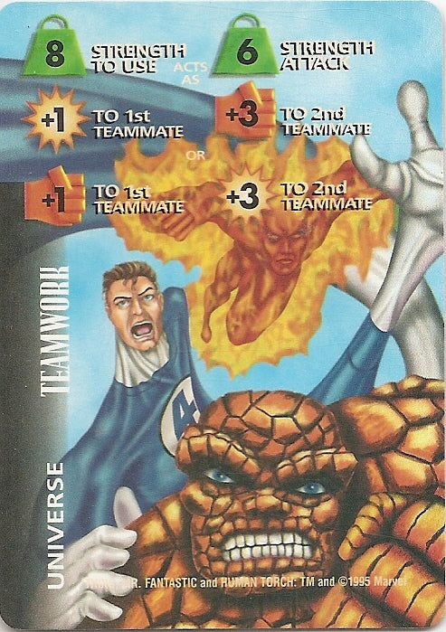 TEAMWORK 8S EF +1+3 - OP - R  Thing, Mr. Fantastic and Human Torch